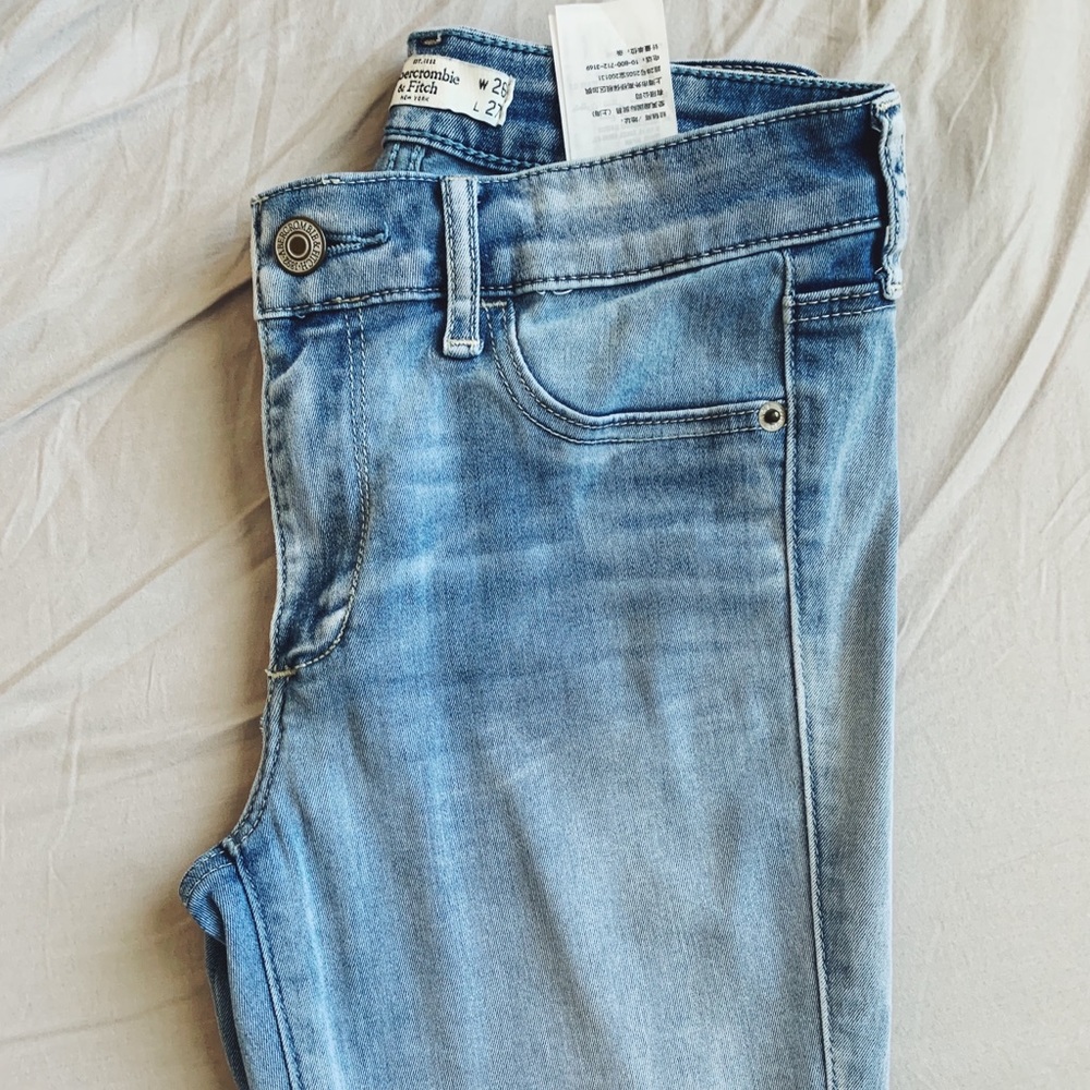 Abercrombie and Fitch Light Wash Jeans